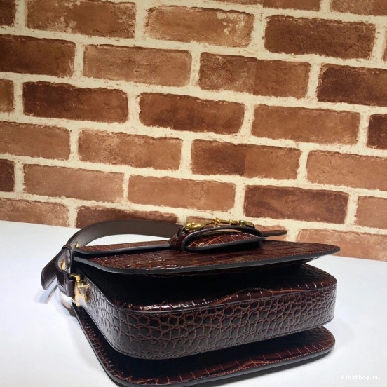 First bag ru GUCCI bag shoulder Horsebit 1955 0710